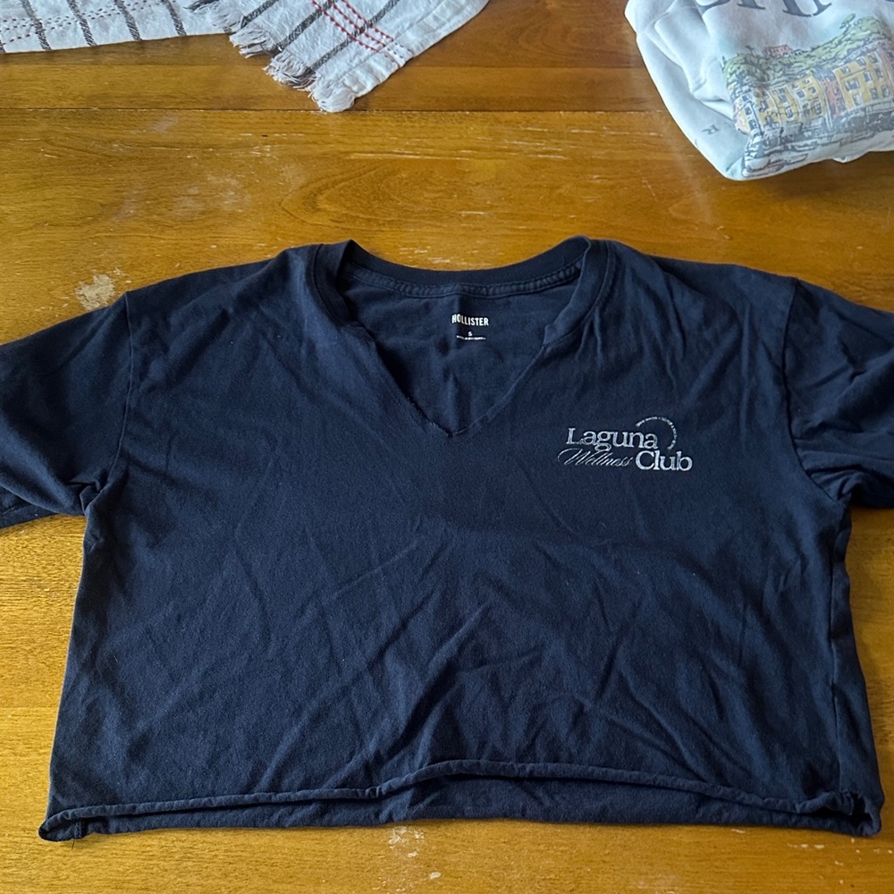Hollister Navy Laguna Club Short-Sleeve Tee